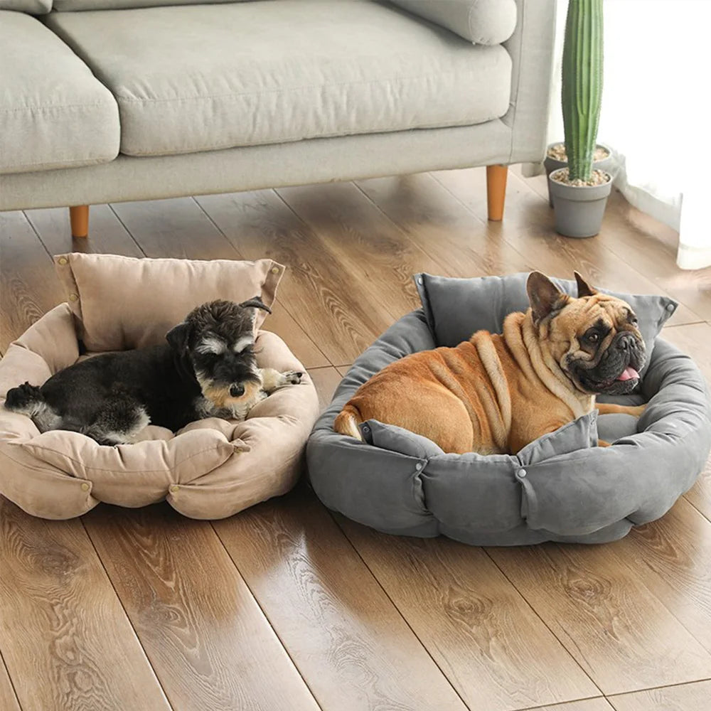Lit confortable pour Bouledogue Français – Repos & Sérénité